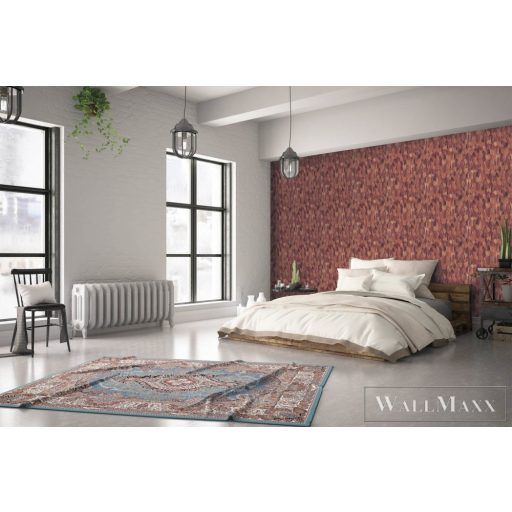 MARBURG Imagine 31734 vörös levél mintás Natúra tapéta