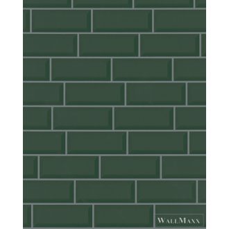 MARBURG Imagine 31769 Natúra zöld tégla mintás tapéta