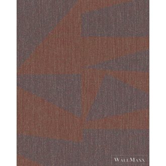   Marburg Schöner Wohnen New Modern 31820 Natur piros sokszög mintás tapéta