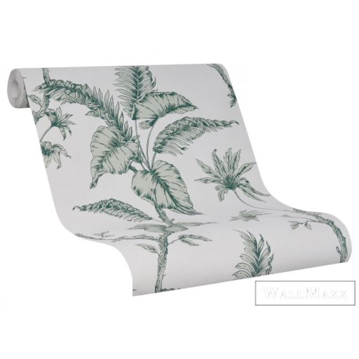 Marburg Schöner Wohnen New Modern 31846 Grafikai zöld virág mintás tapéta