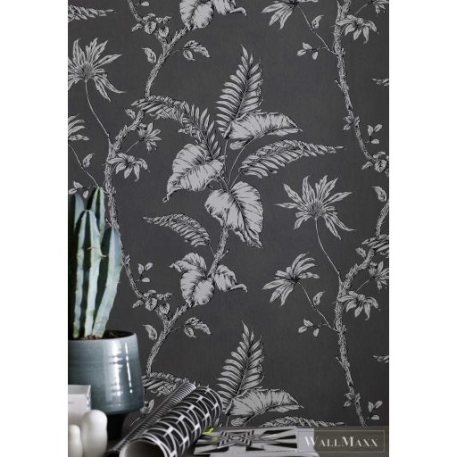 Marburg Schöner Wohnen New Modern 31847 Grafikai barna virág mintás tapéta