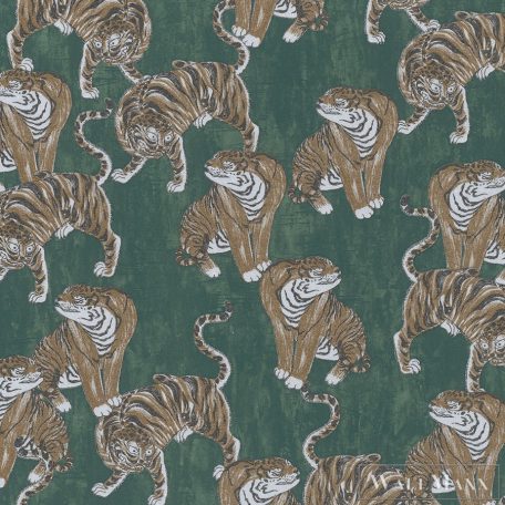 MARBURG Memento 32002 zöld tigris mintás Trópusi tapéta