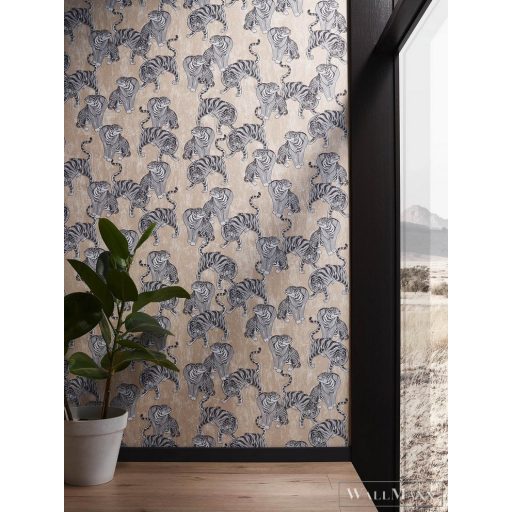 MARBURG Memento 32003 bézs tigris mintás Trópusi tapéta