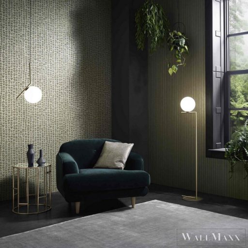 MARBURG Memento 32021 zöld háromszög mintás Grafikus tapéta