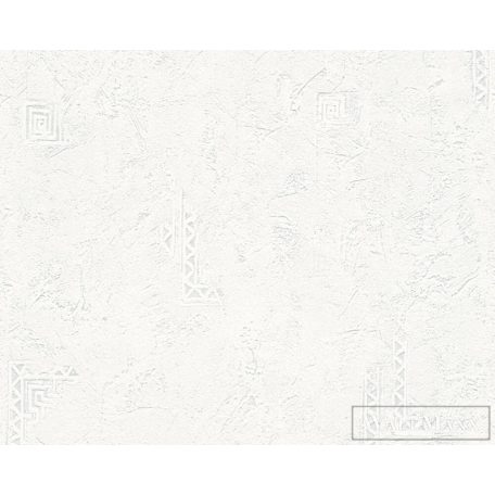 AS CREATION MeisterVlies Create 32141-1 fehér gipsz mintás festhető tapéta