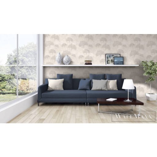 AS CREATION Cuba 2 32265-3 bézs leveles klasszikus tapéta