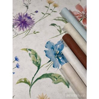 Marburg Shades 2025 32455 kék virágmintás tapéta