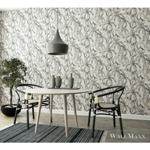 Marburg Natural Vibes 2023 32651 drapp virágmintás tapéta