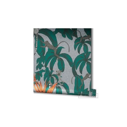 Marburg Natural Vibes 2023 32652 szürke virágmintás tapéta