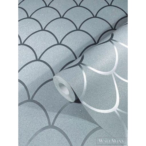 Marburg Schöner Wohnen 2 32718 zöld pikkelymintás tapéta