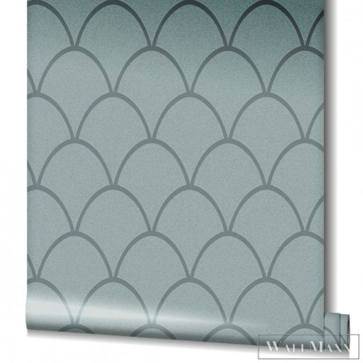 Marburg Schöner Wohnen 2 32718 zöld pikkelymintás tapéta