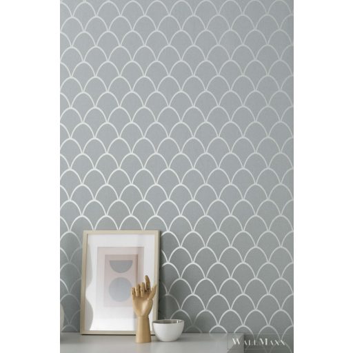 Marburg Schöner Wohnen 2 32718 zöld pikkelymintás tapéta