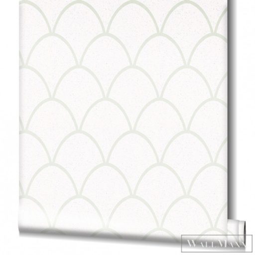 Marburg Schöner Wohnen 2 32720 ezüst pikkelymintás tapéta