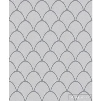   Marburg Schöner Wohnen 2 32722 ezüst pikkelymintás tapéta