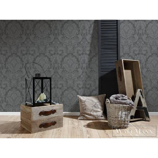 AS CREATION 32750-4 szürke klasszikus tapéta minta