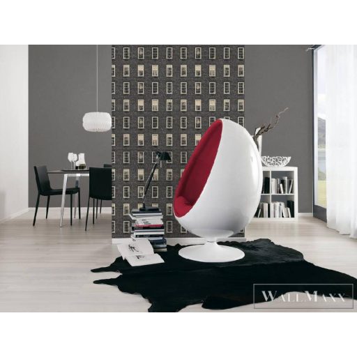 AS CREATION 32884-2 szürke árnyalatú tapéta, ablakok