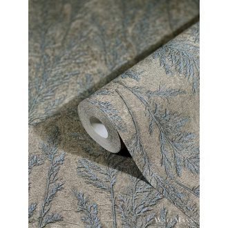   MARBURG Natural Opulence 33209 platina levél mintás Modern tapéta