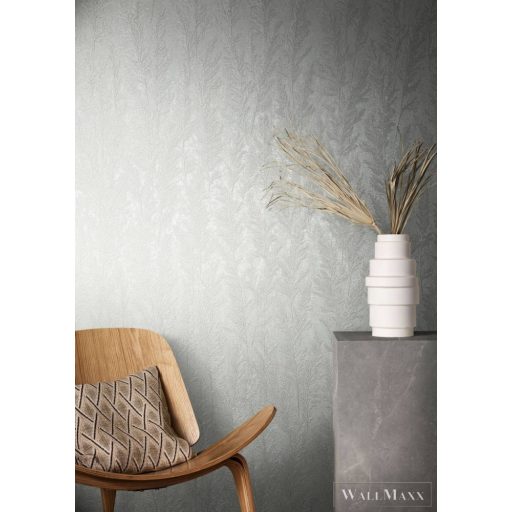MARBURG Natural Opulence 33214 fehér levél mintás Modern tapéta