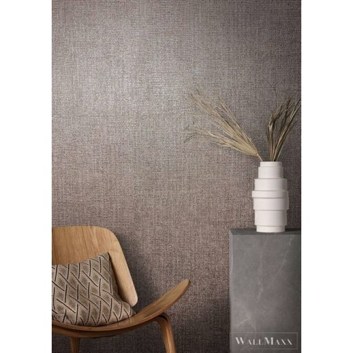 MARBURG Natural Opulence 33218 barna Textil mintás Modern vlies tapéta
