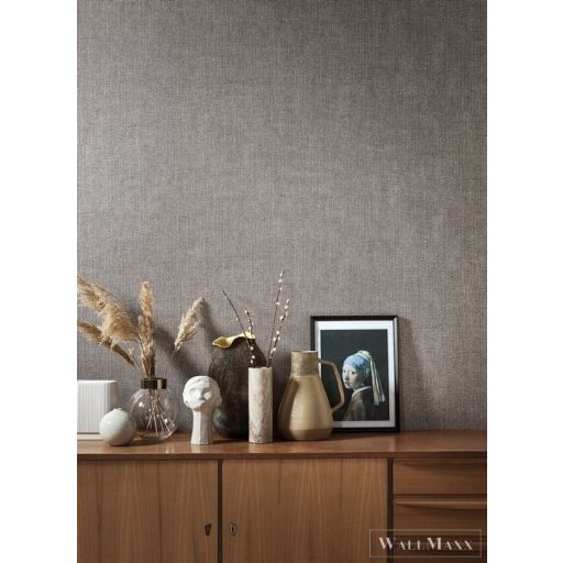 MARBURG Natural Opulence 33218 barna Textil mintás Modern vlies tapéta