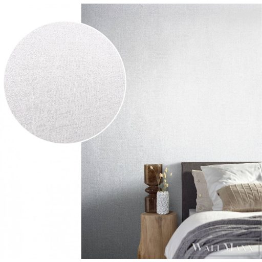 MARBURG Natural Opulence 33221 fehér Textil mintás Modern vlies tapéta