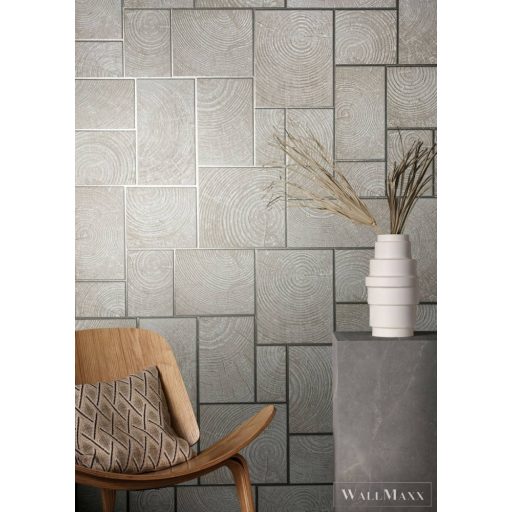 MARBURG Natural Opulence 33225 bézs intarzia mintás Modern tapéta