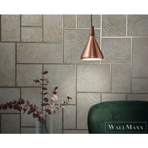 MARBURG Natural Opulence 33225 bézs intarzia mintás Modern tapéta