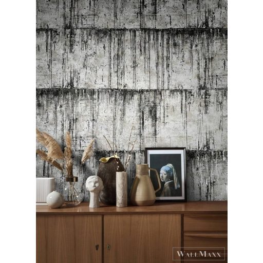 MARBURG Natural Opulence 33236 fekete parafa mintás Modern tapéta