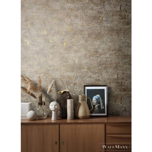 MARBURG Natural Opulence 33256 barna levél mintás Modern tapéta