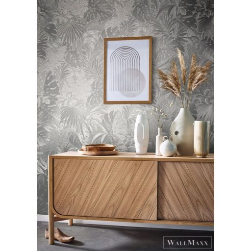 Marburg Botanica 33301 Natúra ezüst filodendron mintás tapéta