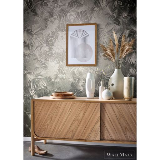 Marburg Botanica 33302 Natúra platina filodendron mintás tapéta