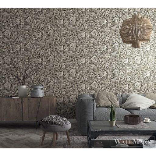 Marburg Botanica 33305 Natúra barna filodendron mintás tapéta