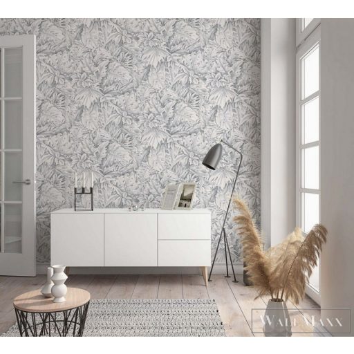 Marburg Botanica 33308 Natúra szürke filodendron mintás tapéta