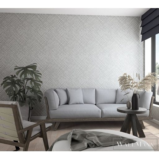 Marburg Botanica 33314 Modern szürke gyékény mintás tapéta