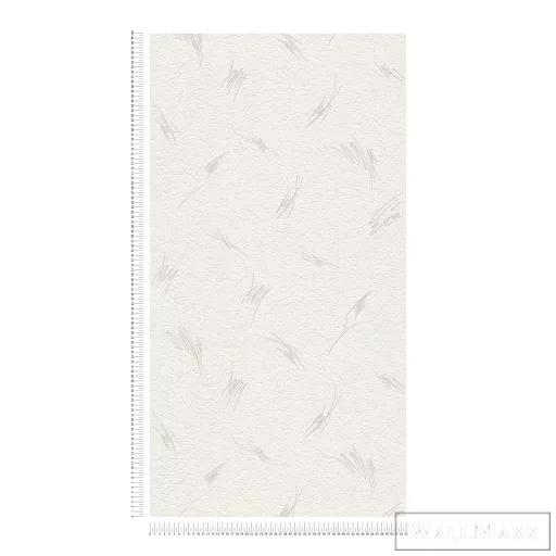AS CREATION Designed in White 33471-8 fémes-fehér absztrakt tapéta