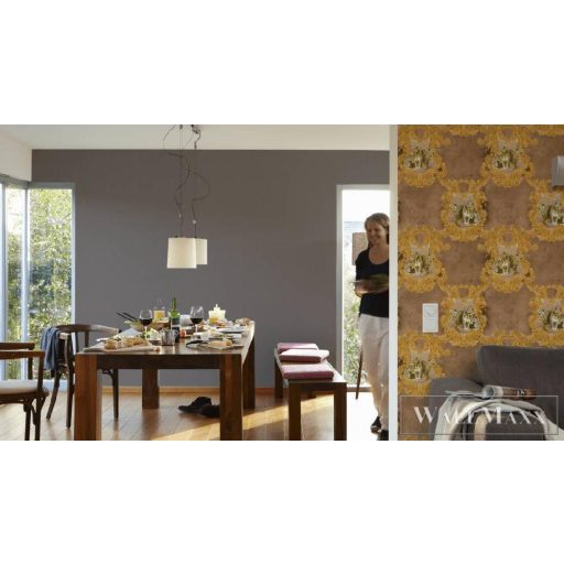 AS CREATION barna leopárd mintás tapéta 33543-3