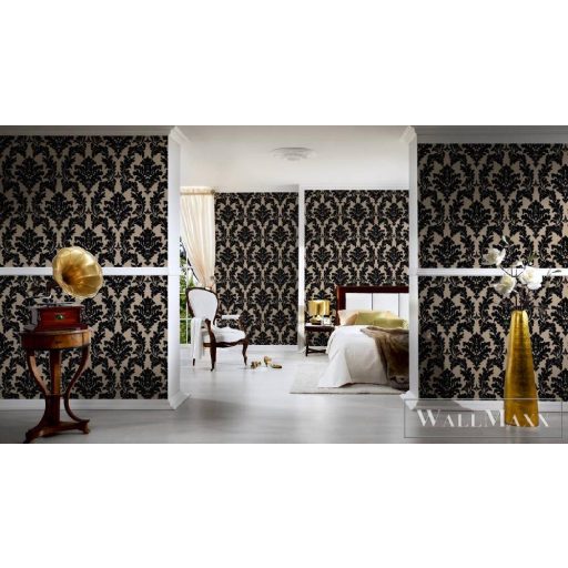 AS CREATION CASTELLO 33580-4 FEKETE KLASSZIKUS TAPÉTA