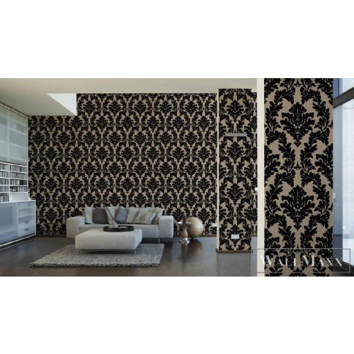 AS CREATION CASTELLO 33580-4 FEKETE KLASSZIKUS TAPÉTA