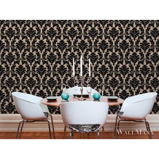 AS CREATION CASTELLO 33580-4 FEKETE KLASSZIKUS TAPÉTA