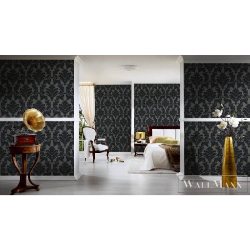 AS CREATION CASTELLO 33580-5 FEKETE KLASSZIKUS TAPÉTA