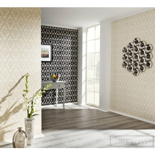 AS CREATION AP Finest 33582-2 krémszínű barokk mintás klasszikus tapéta