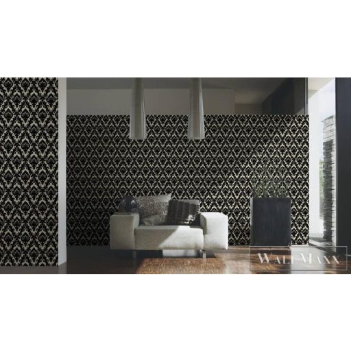 AS CREATION CASTELLO 33582-6 FEKETE KLASSZIKUS TAPÉTA