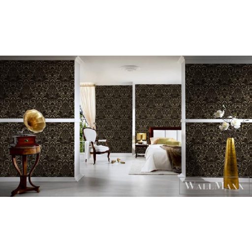 AS CREATION CASTELLO 33583-4 FEKETE KLASSZIKUS TAPÉTA