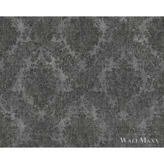   AS CREATION Black is Beautiful 33607-8 sötét antik mintás klasszikus tapéta