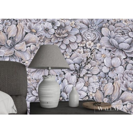 Marburg Botanica 33955 Romantikus lila virág mintás tapéta