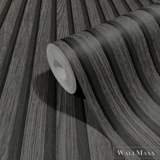   Marburg Botanica 33961 Klasszikus antracit lambéria mintás tapéta