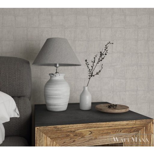 Marburg Botanica 33968 ezüst Kocka kő mintás Modern vlies tapéta