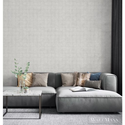 Marburg Botanica 33968 ezüst Kocka kő mintás Modern vlies tapéta