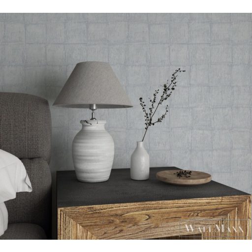 Marburg Botanica 33969 kék Kocka kő mintás Modern vlies tapéta