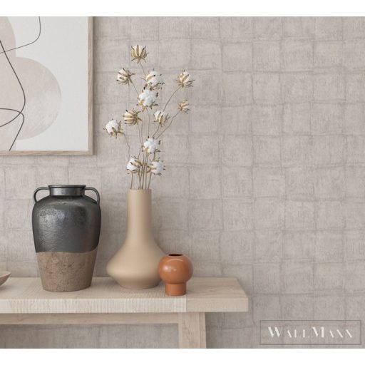 Marburg Botanica 33970 rózsaszín Kocka kő mintás Modern vlies tapéta